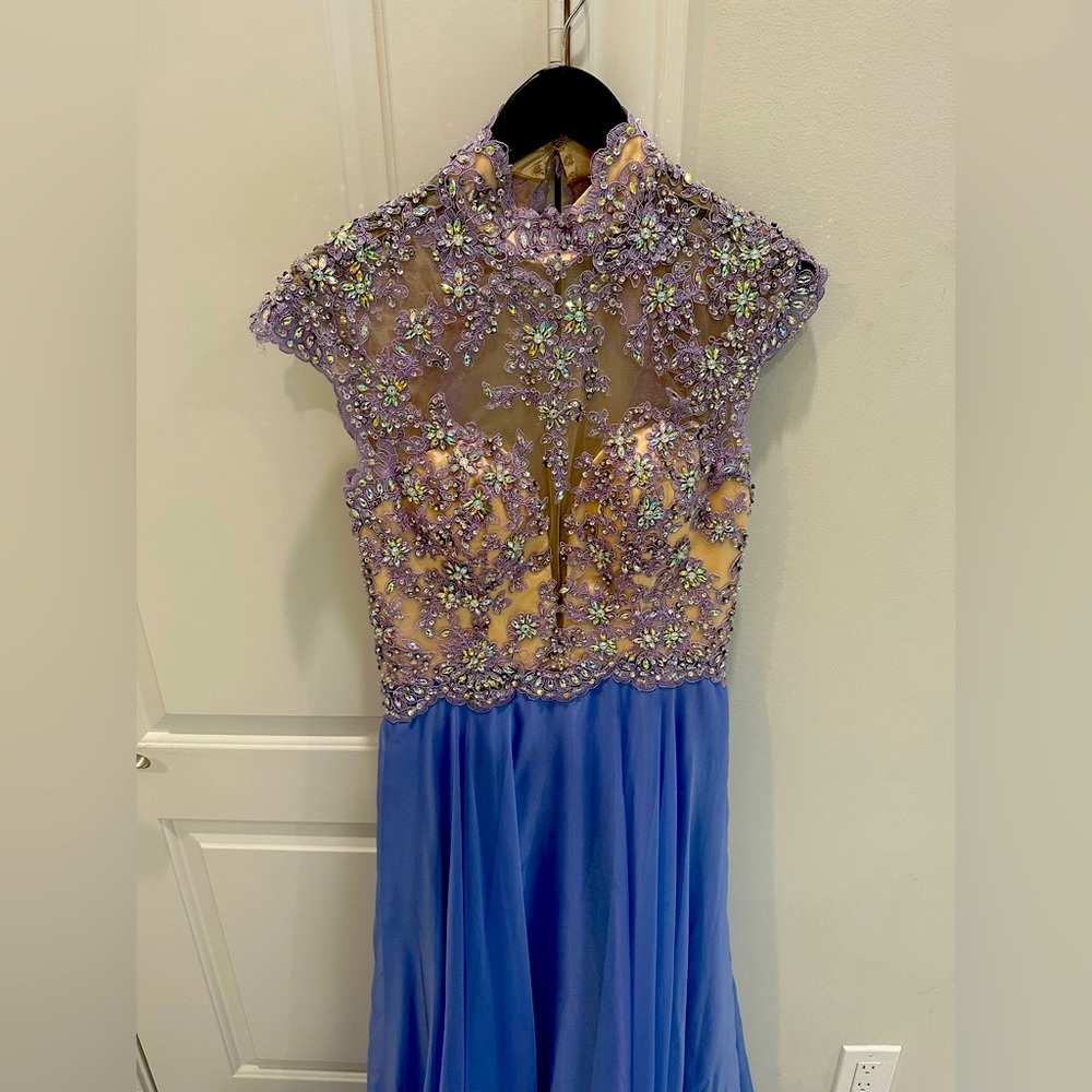 JOVANI BEADED EVENING GOWN
